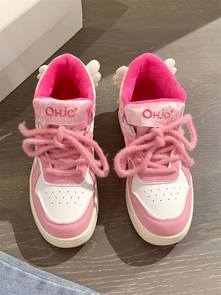 JOSKAA 2024 kawaii Angel Wings Sneakers Shoes - Kimi