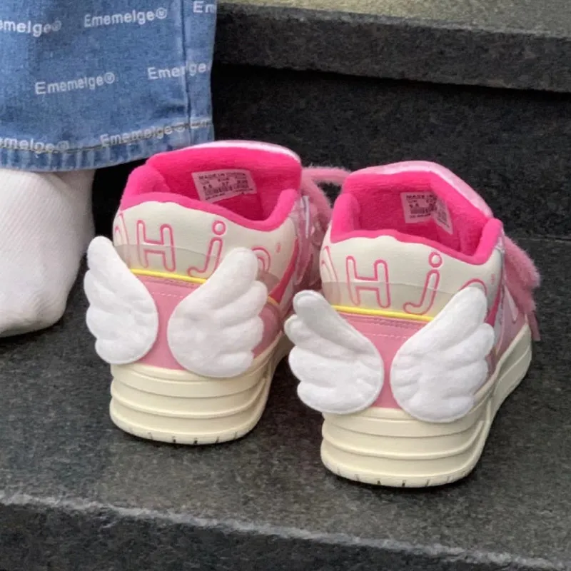 JOSKAA 2024 kawaii Angel Wings Sneakers Shoes - Kimi