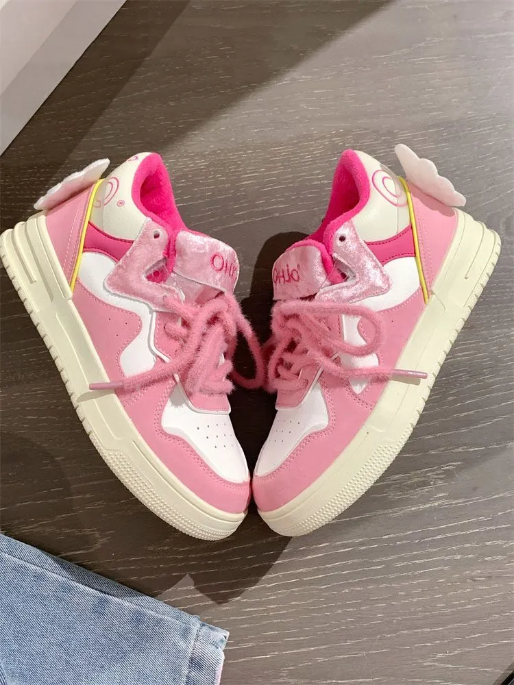 JOSKAA 2024 kawaii Angel Wings Sneakers Shoes - Kimi
