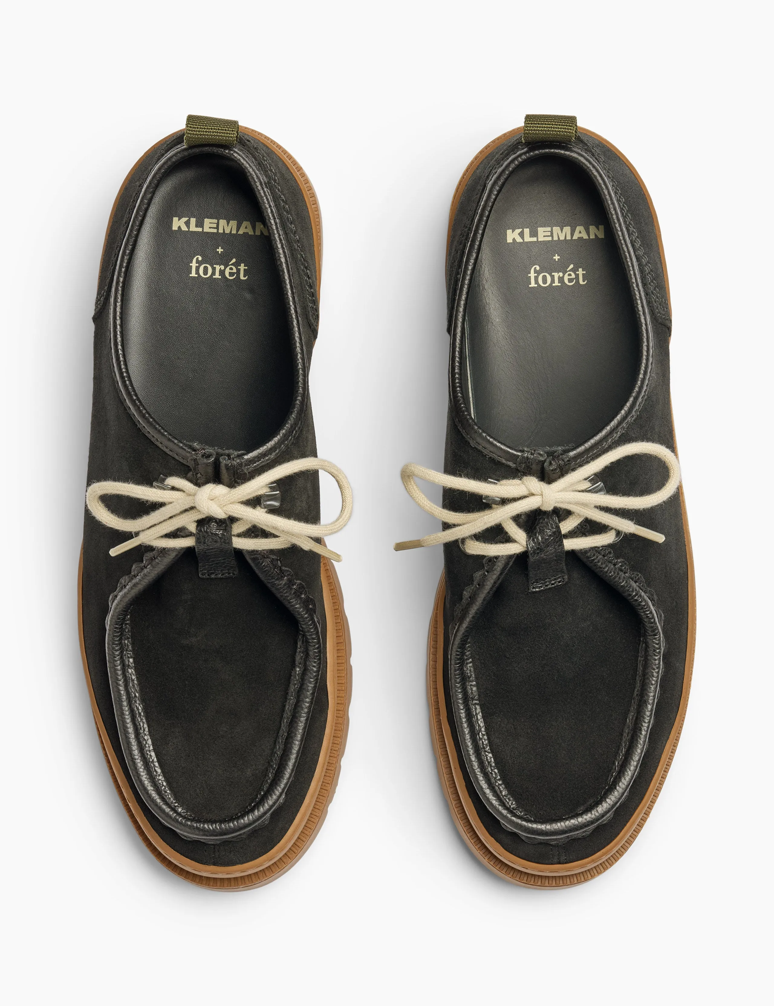 KLEMAN   FORÉT DERBY SHOES - BLACK