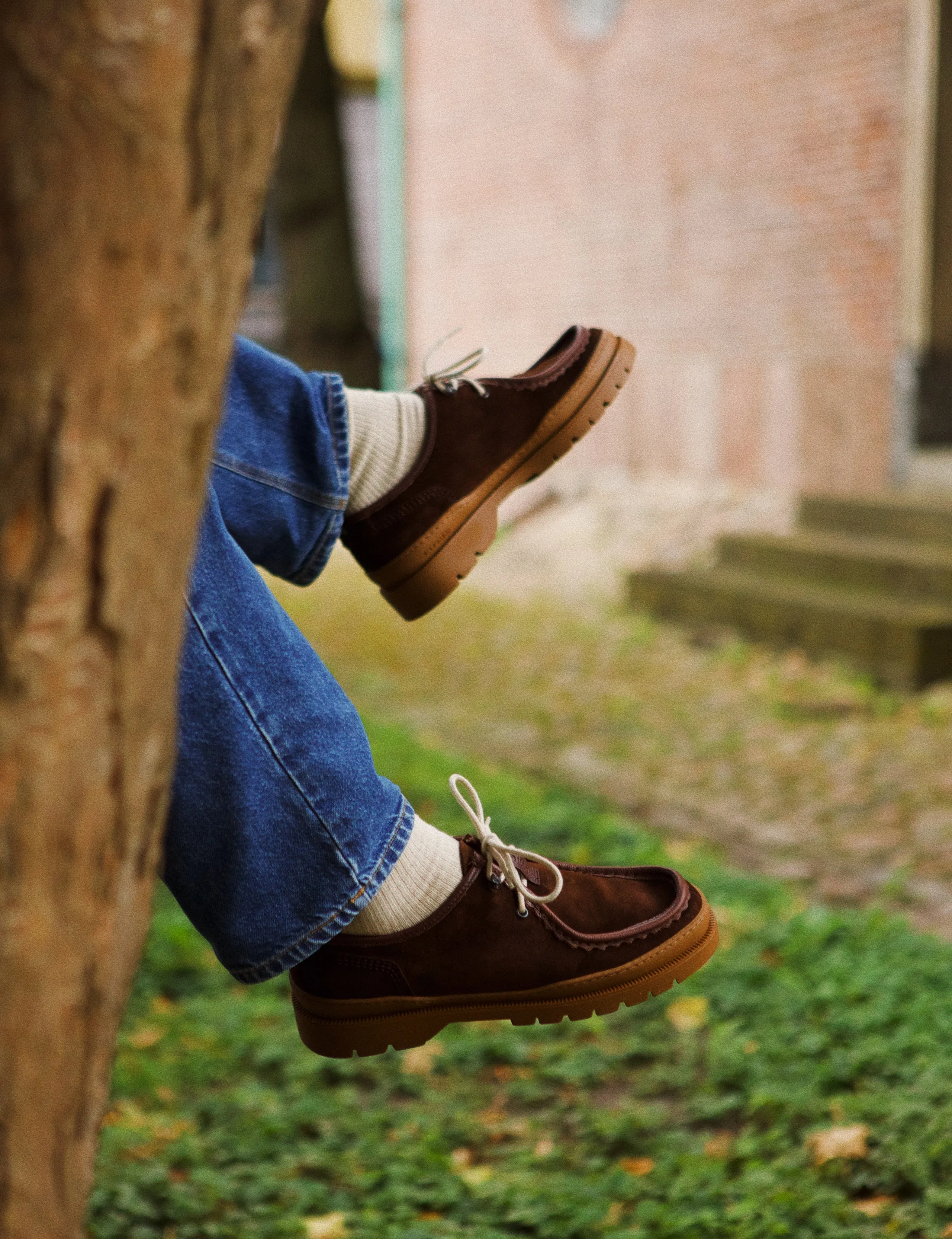 KLEMAN   FORÉT DERBY SHOES - BROWN