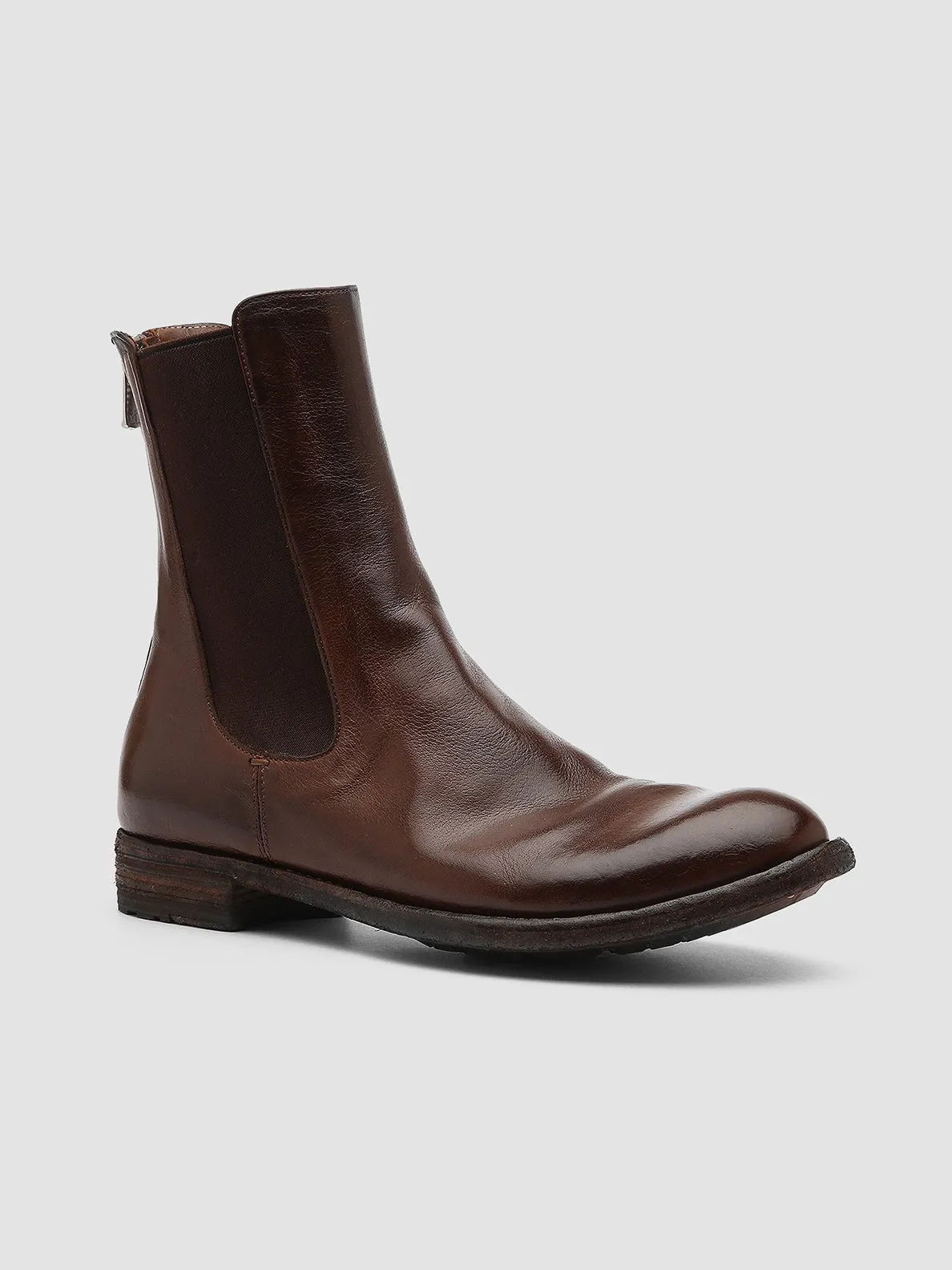 LEXIKON 073 - Brown  Leather Chelsea Boots