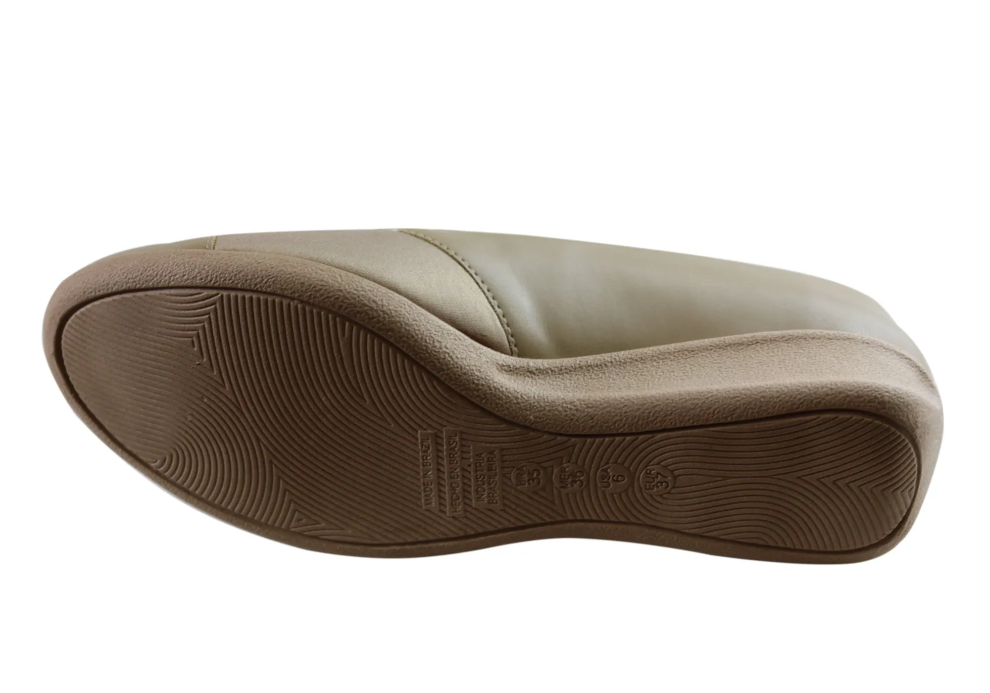 Malu Supercomfort Brea Womens Comfort Slip On Shoes Made In Brazil