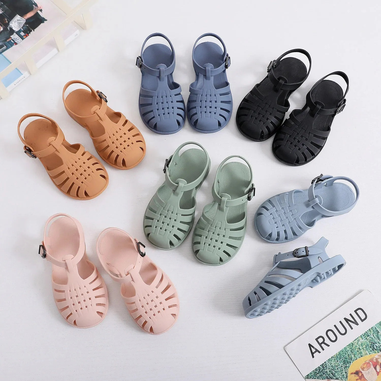 Matte Kids Jelly Shoes