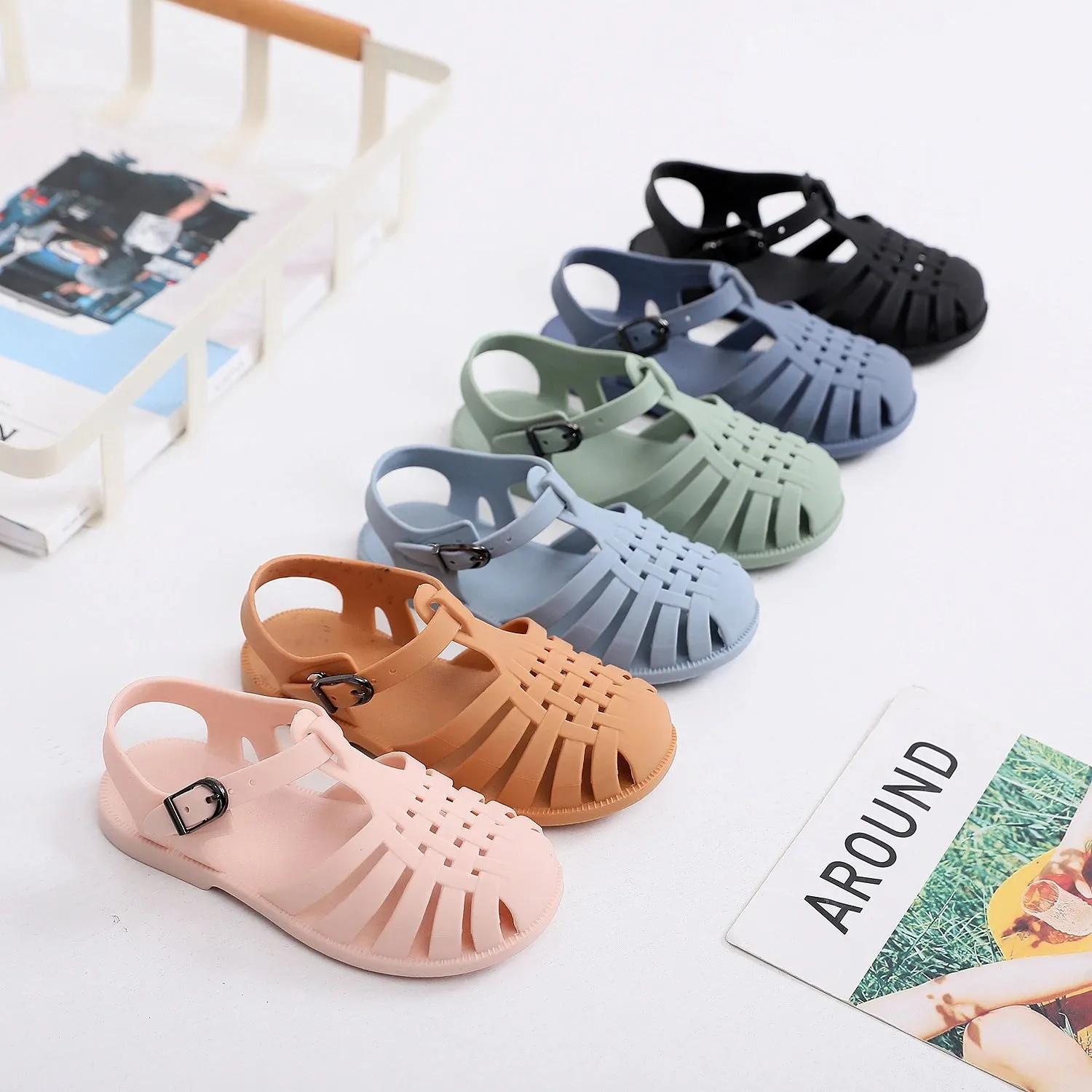 Matte Kids Jelly Shoes