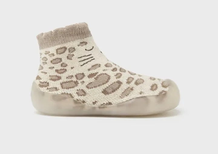Mayoral Baby Sock Shoes 9679 Natural