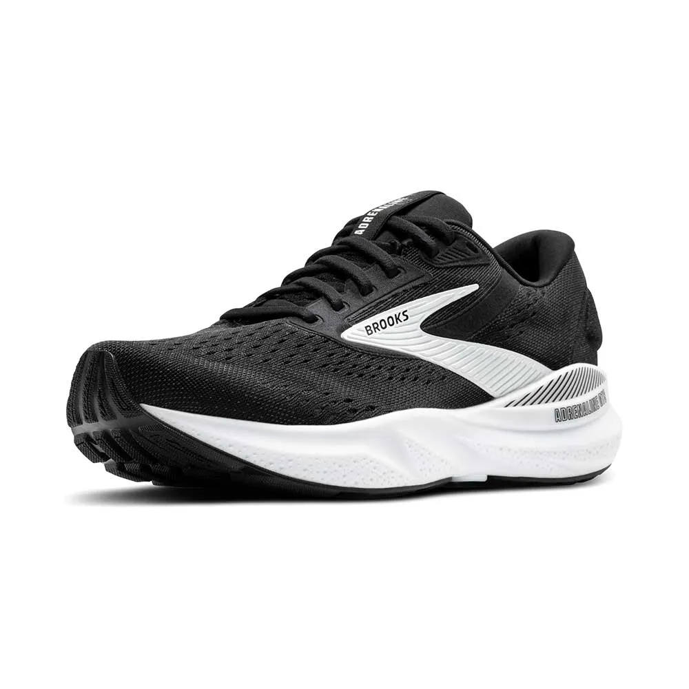Men's Adrenaline GTS 24 Running Shoe - Black/White - Regular (D)