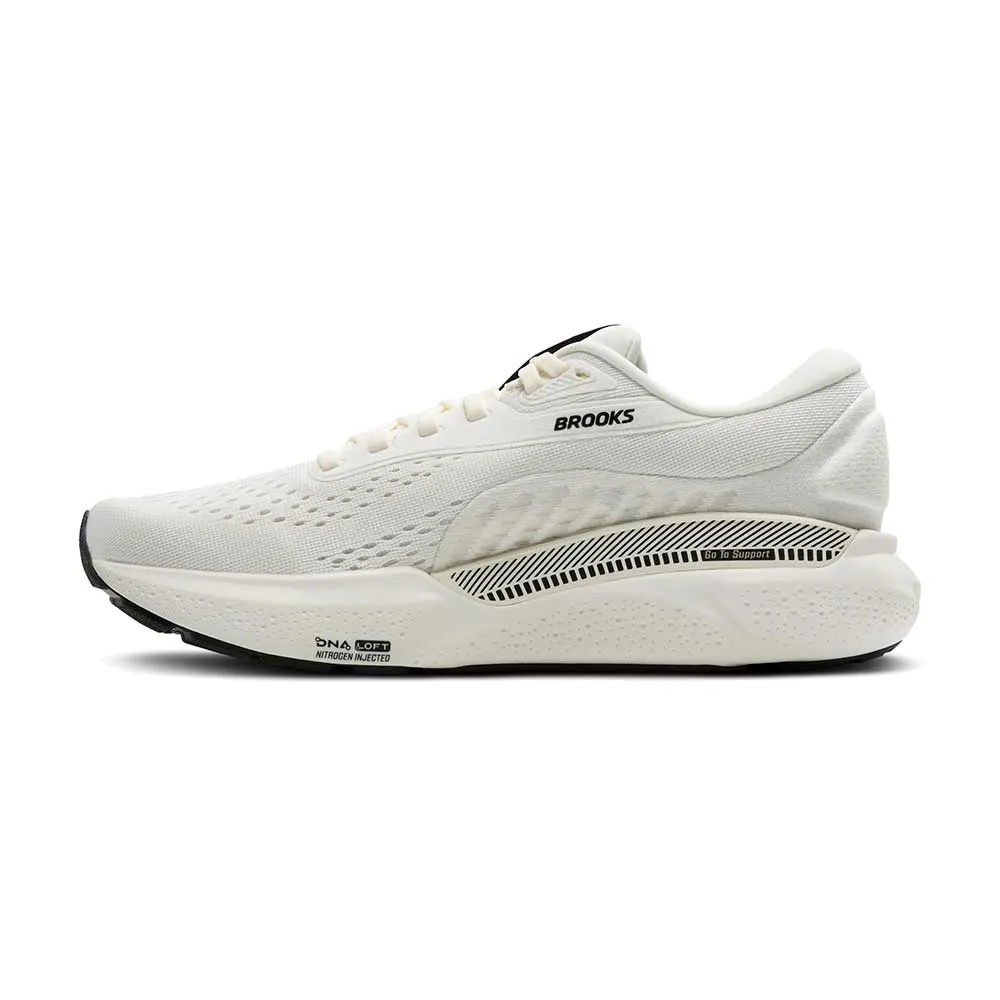 Men's Adrenaline GTS 24 Running Shoe - Coconut/Black/White Sand - Regular (D)