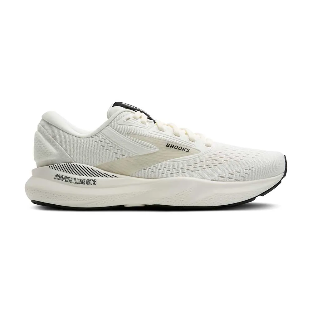 Men's Adrenaline GTS 24 Running Shoe - Coconut/Black/White Sand - Regular (D)
