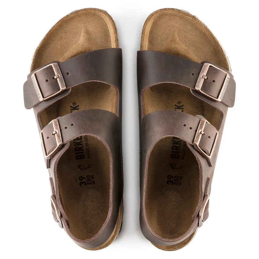 MILANO OILED LEATHER SANDAL