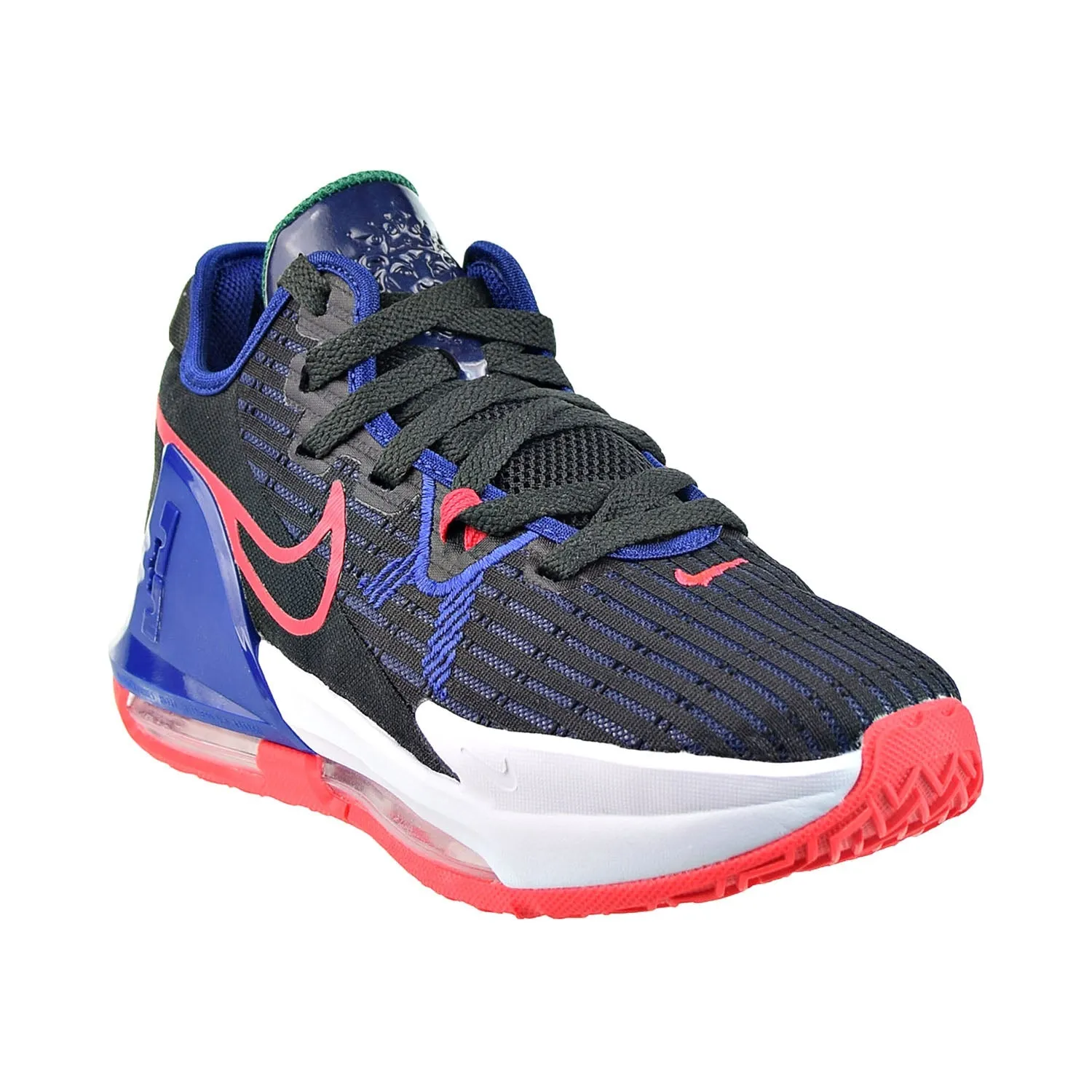 Nike Lebron Witness 6 (GS) Big Kids' Shoes Black-Siren Red-Deep Royal Blue