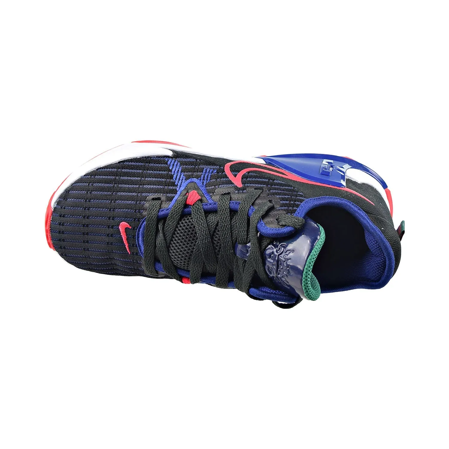 Nike Lebron Witness 6 (GS) Big Kids' Shoes Black-Siren Red-Deep Royal Blue