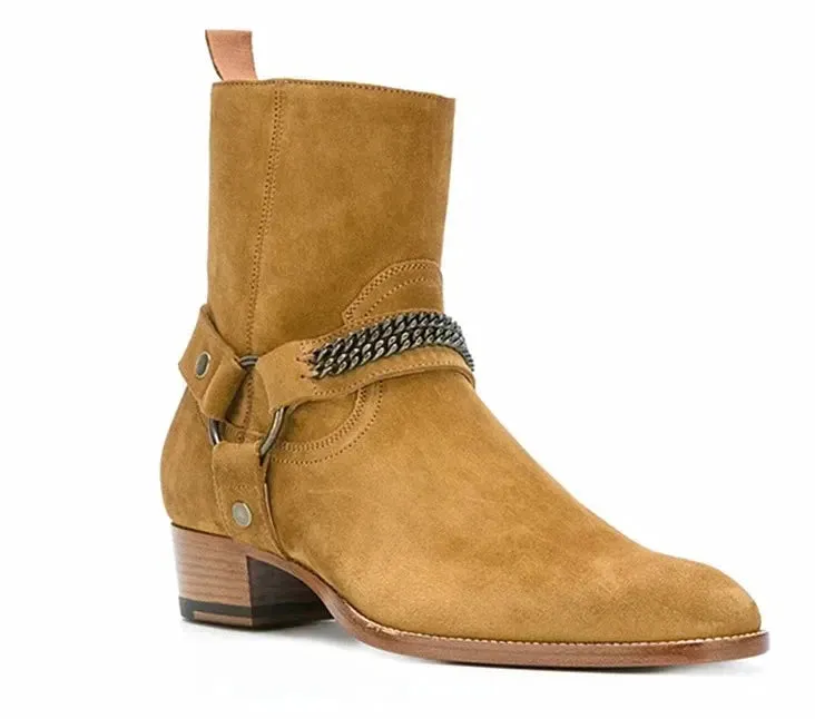 Ring Chain Casual Boots