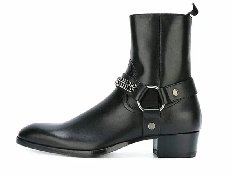 Ring Chain Casual Boots
