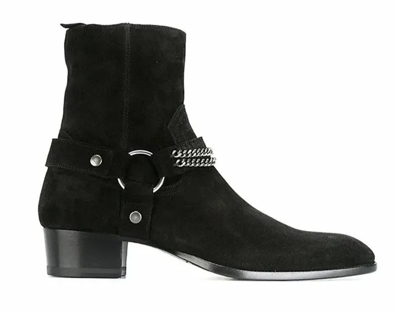 Ring Chain Casual Boots