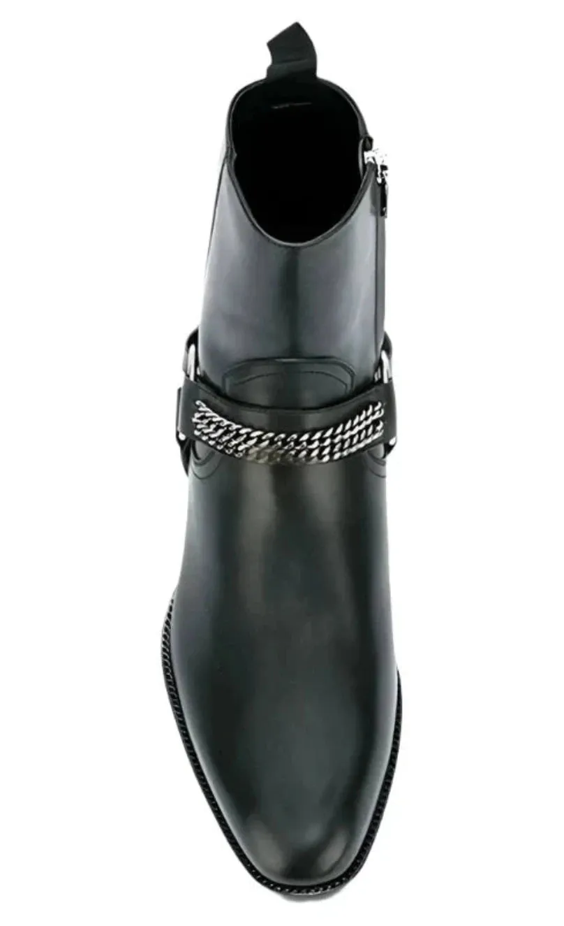 Ring Chain Casual Boots