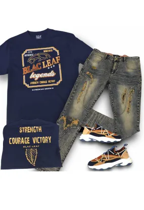 Strength Courage & Victory Shirt, and Legends Denim Jeans Combo (Shoes Not Included)