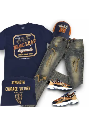 Strength Courage & Victory Shirt, Jeans and Dad Hat Combo (Shoes Not Included)