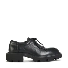 TESS LEATHER LACE-UP LOAFER BOOTS