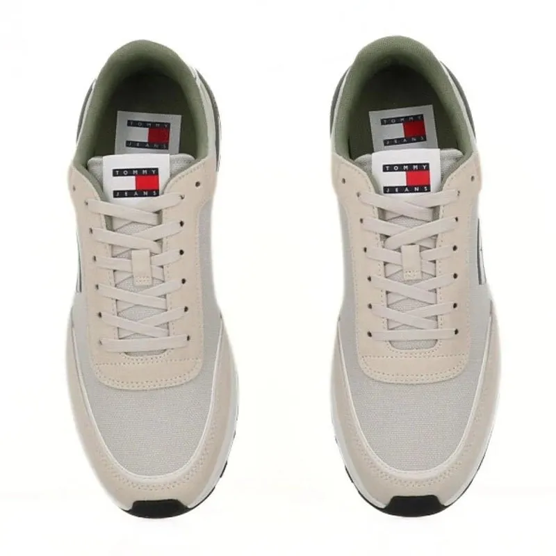 Tommy Hilfiger Jeans TJM Technical Runner Sneakers EM0EM02511-GRYGRN TOM109