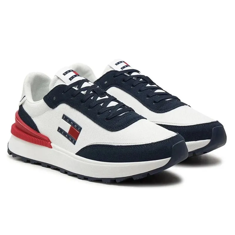 Tommy Hilfiger Jeans TJM Technical Runner Sneakers EM0EM02511-WHTNVY TOM104
