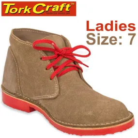 Tork Craft Ladies Vellie Shoes Brown Size 7