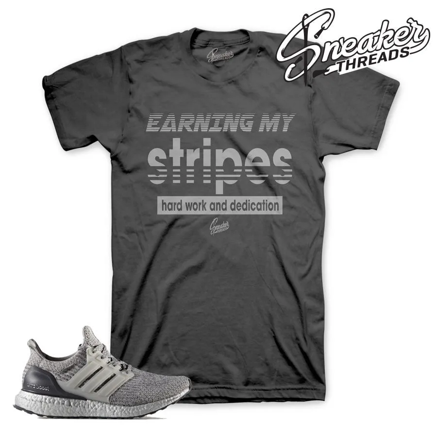 Ultra Boost Silver Pack Earning Stripes Shirt