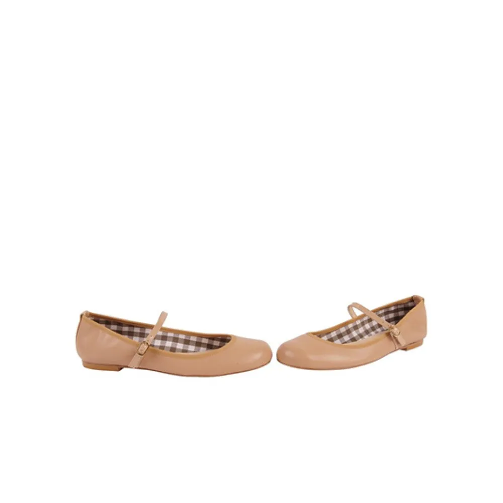 Urban Beige Jon Josef Leather Flat