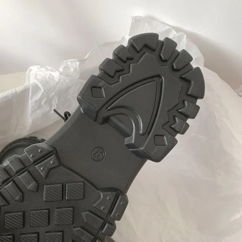 Women Classic PU Leather Platform Shoes