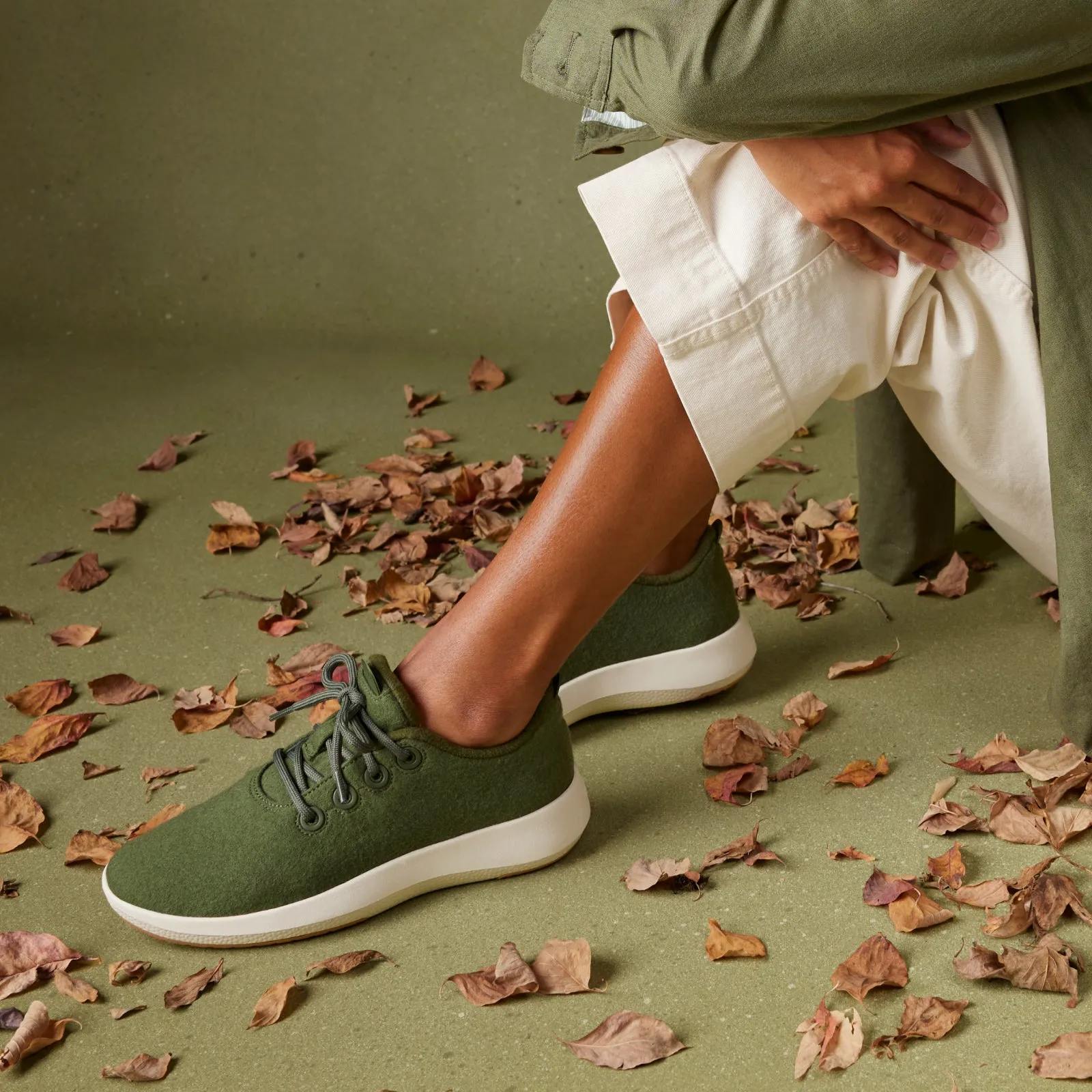 Women's Wool Runner Mizzles - Dapple Grey (Cream Sole)